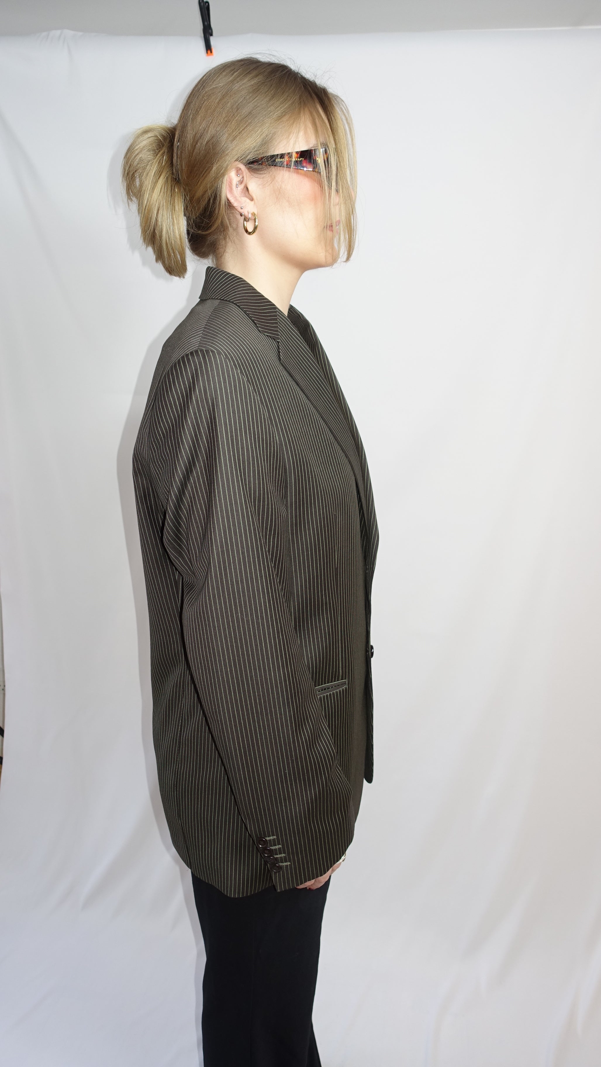 Pinstripe Blazer