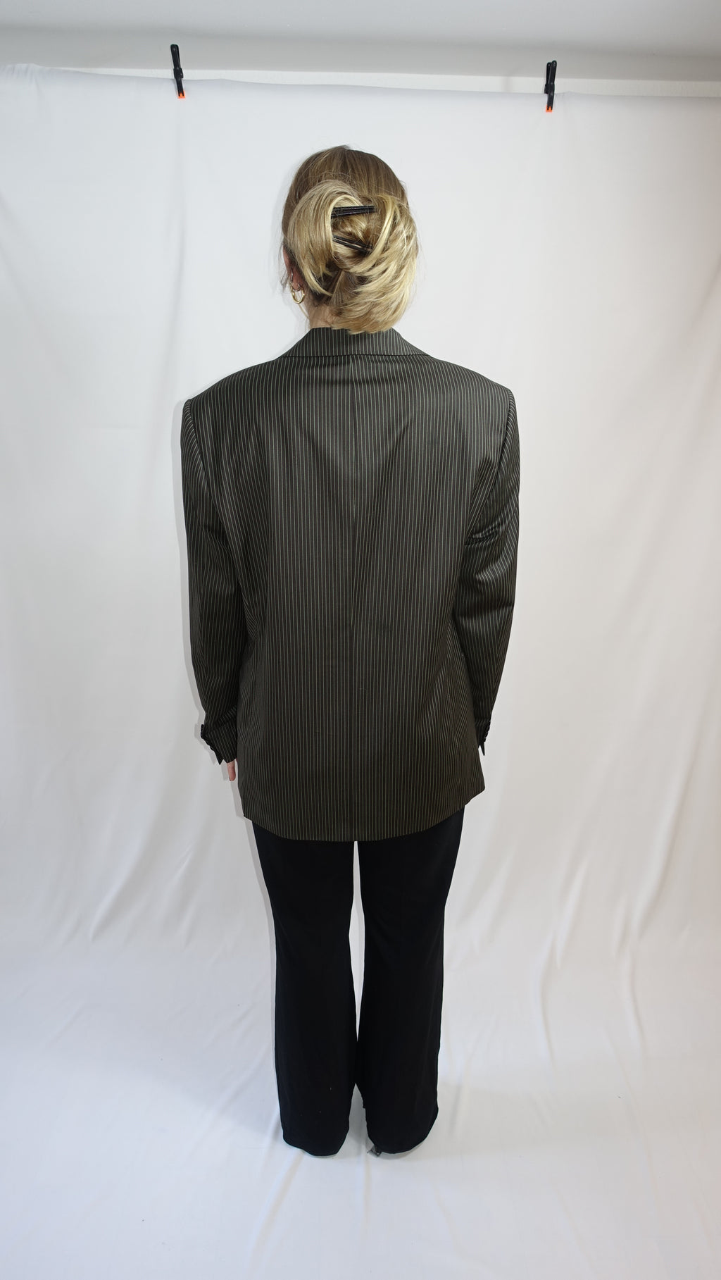 Pinstripe Blazer