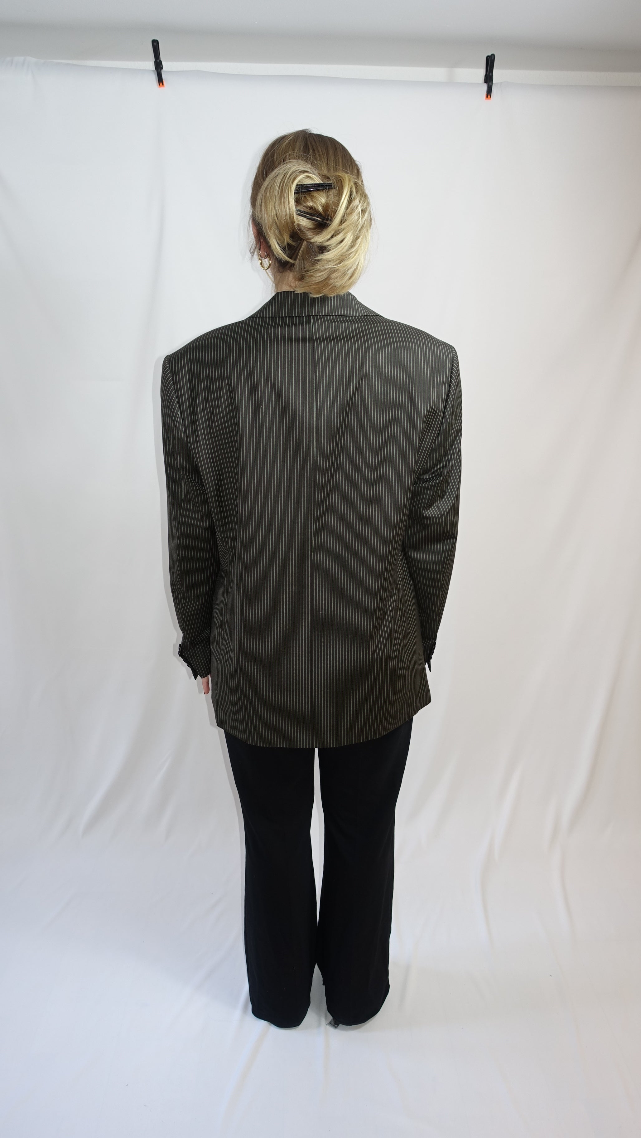 Pinstripe Blazer