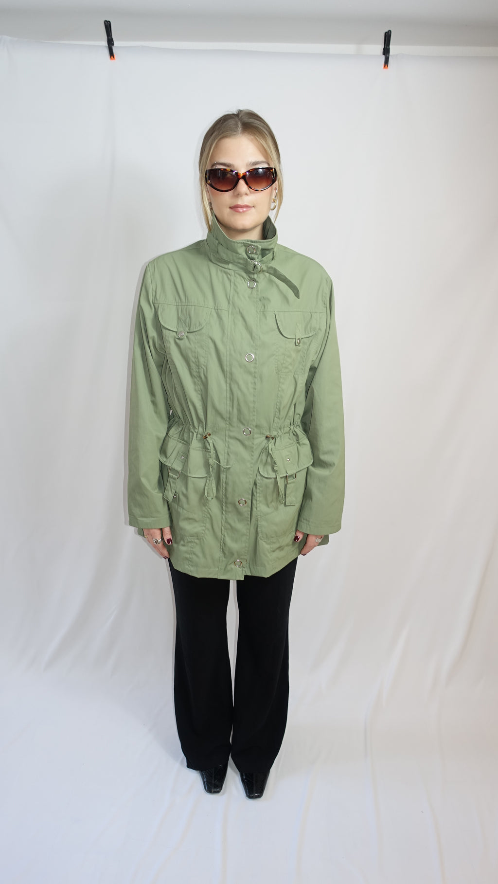 Green Lightweight Utility Jacket