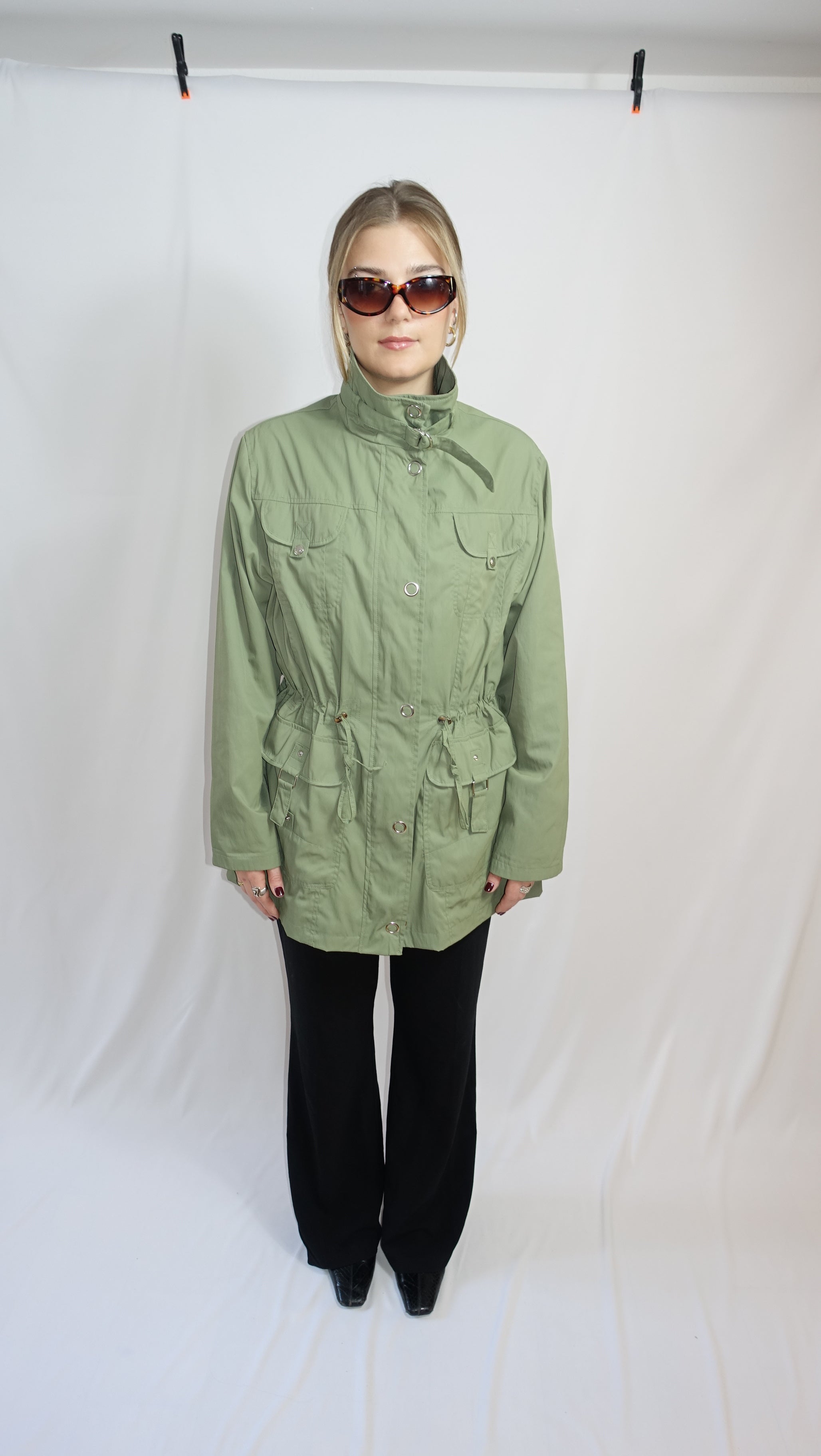 Green Lightweight Utility Jacket