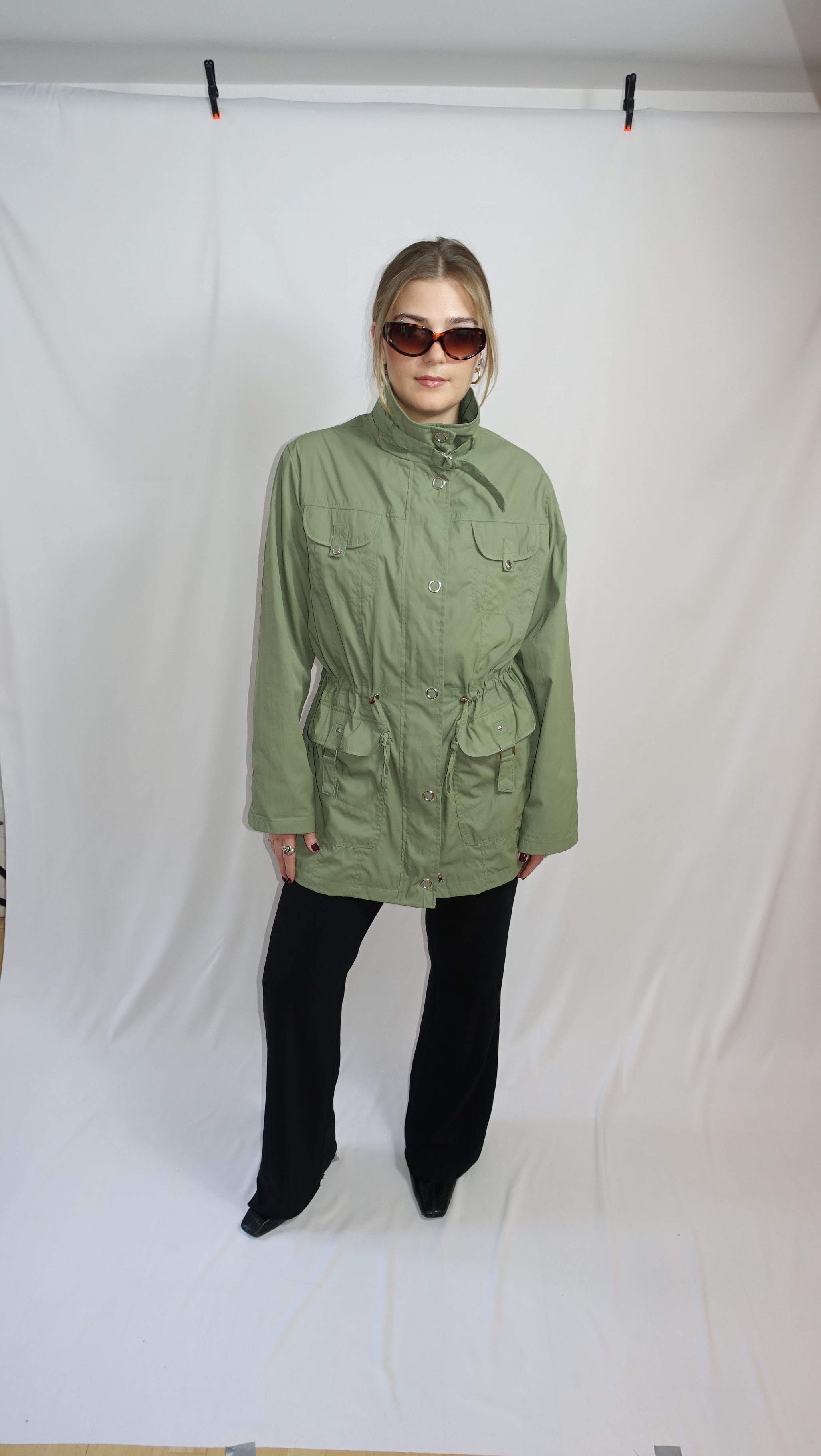Green Lightweight Utility Jacket