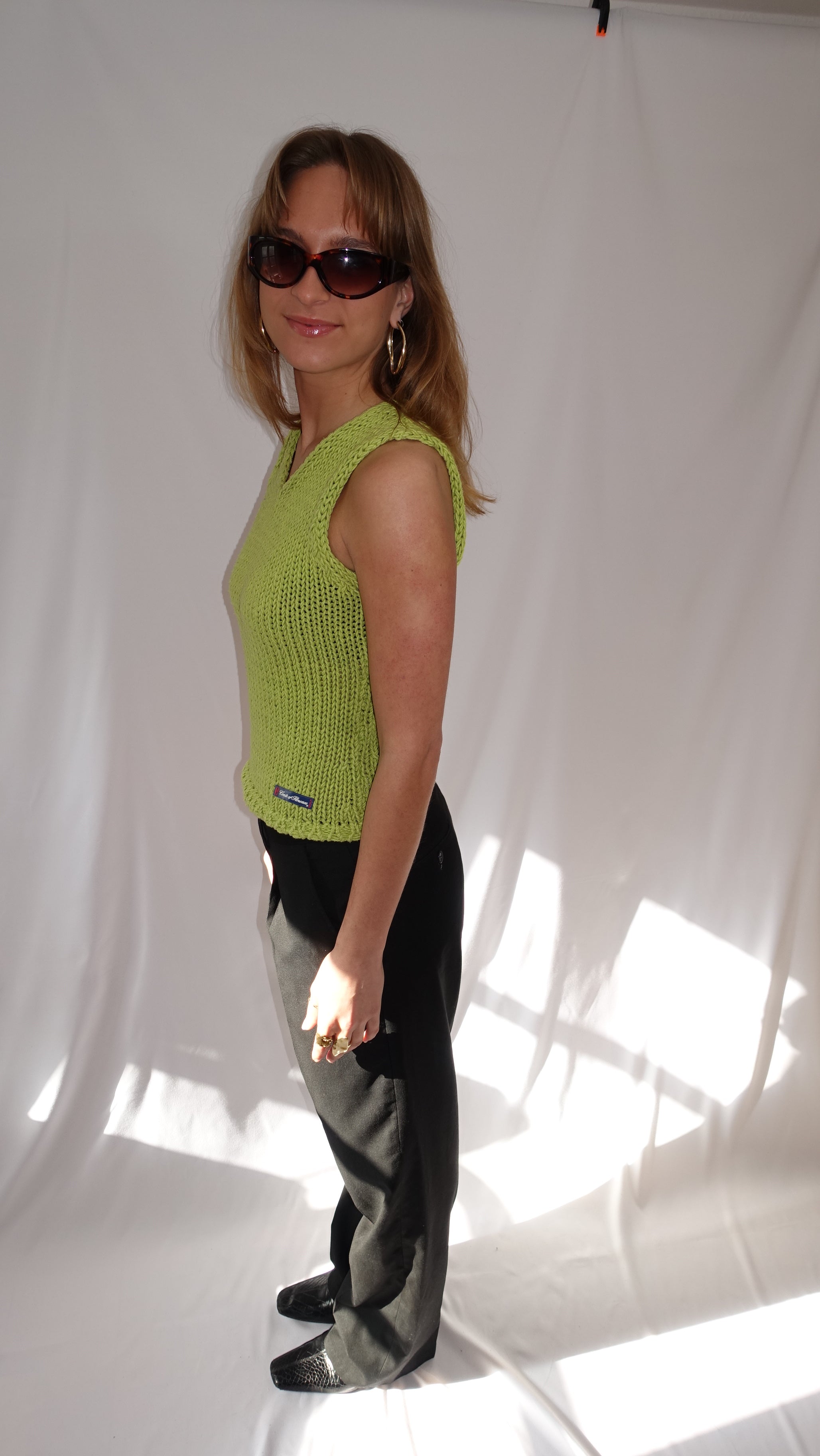 Green Knit top