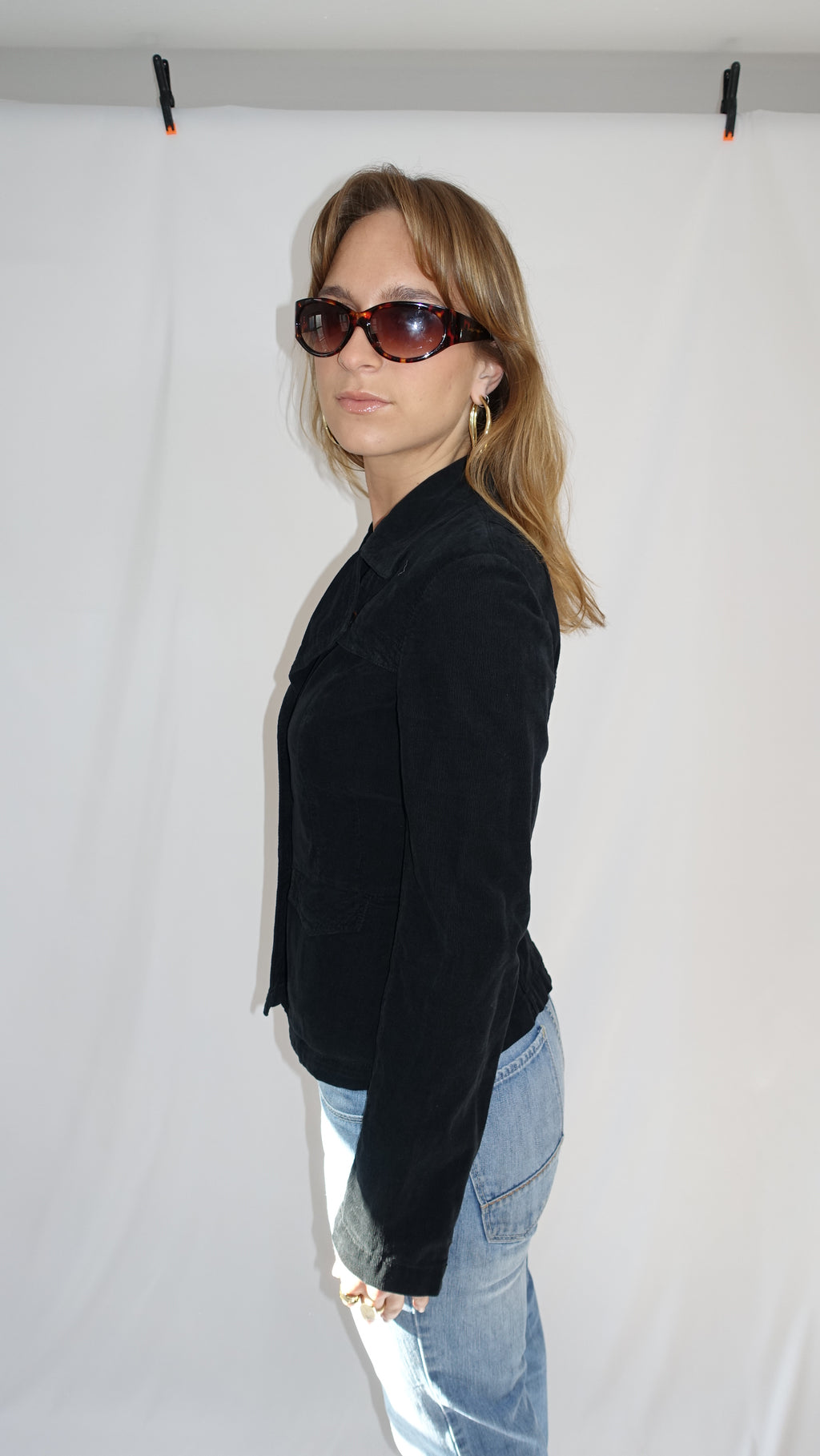 Black Velour Blazer
