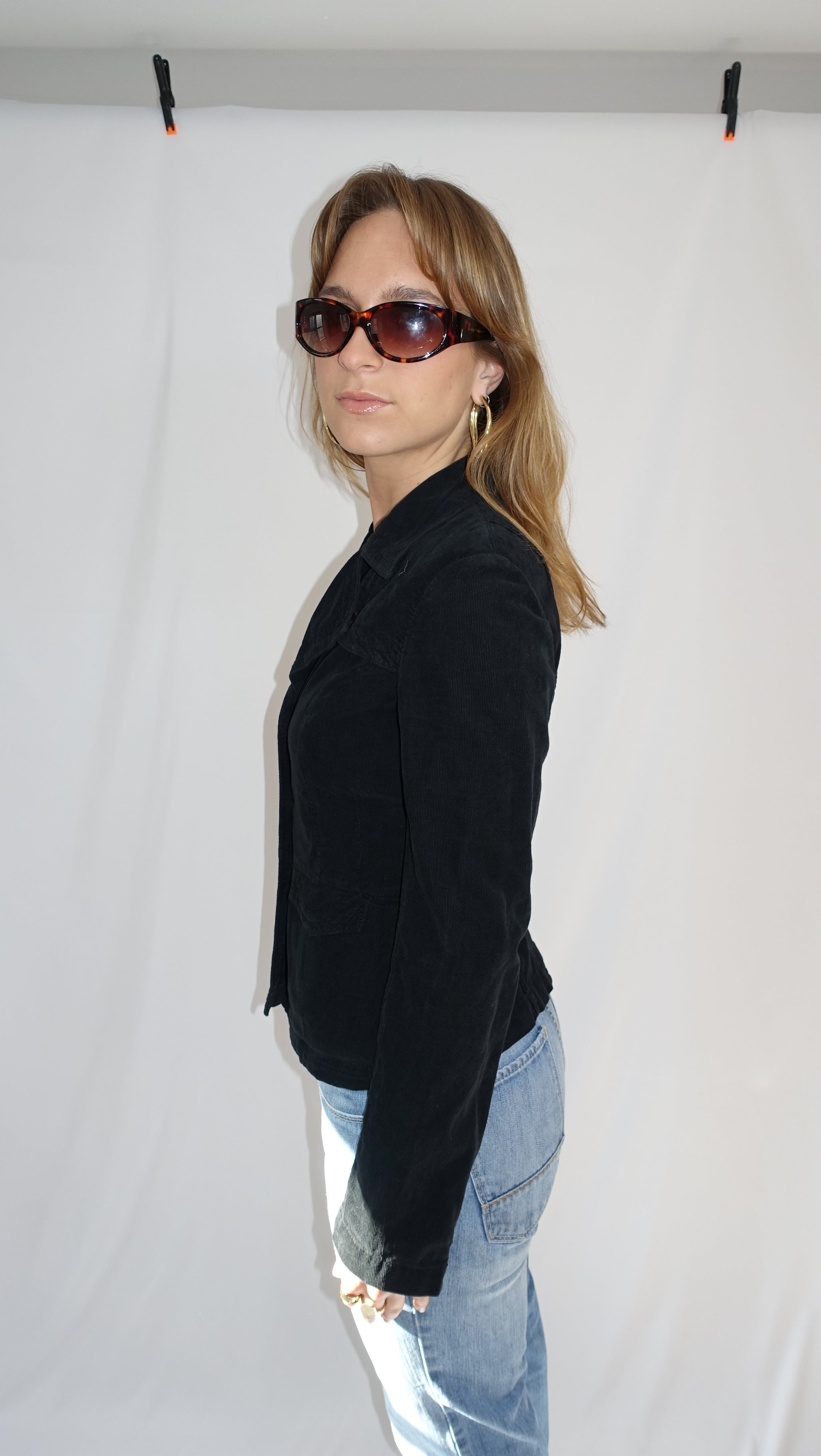 Black Velour Blazer