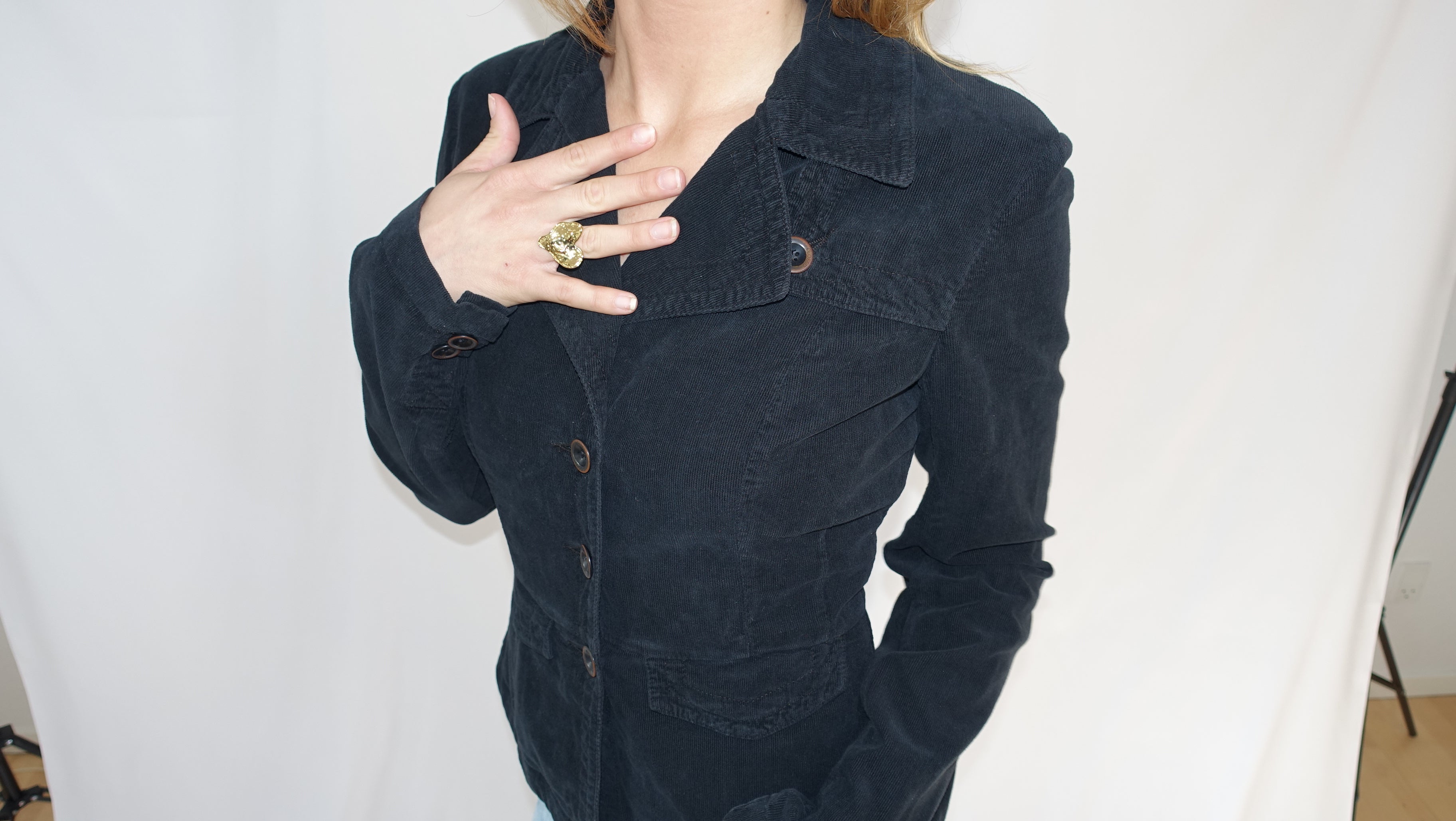 Black Velour Blazer